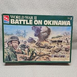 1996 AMT Ertl 1:72 World War II Battle On Okinawa Diorama Model Kit Complete
